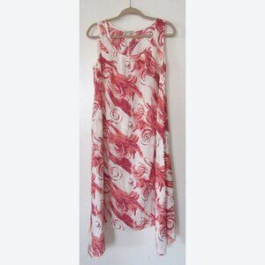 Linen Handkerchief Hem Dress, size L